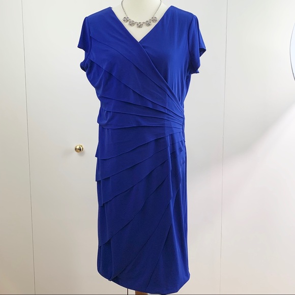 dress barn royal blue dress